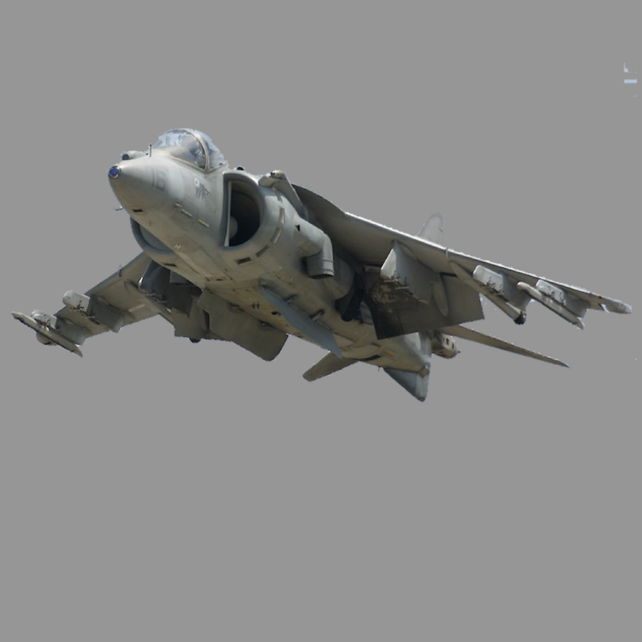 AV-8 Nozzles Down
