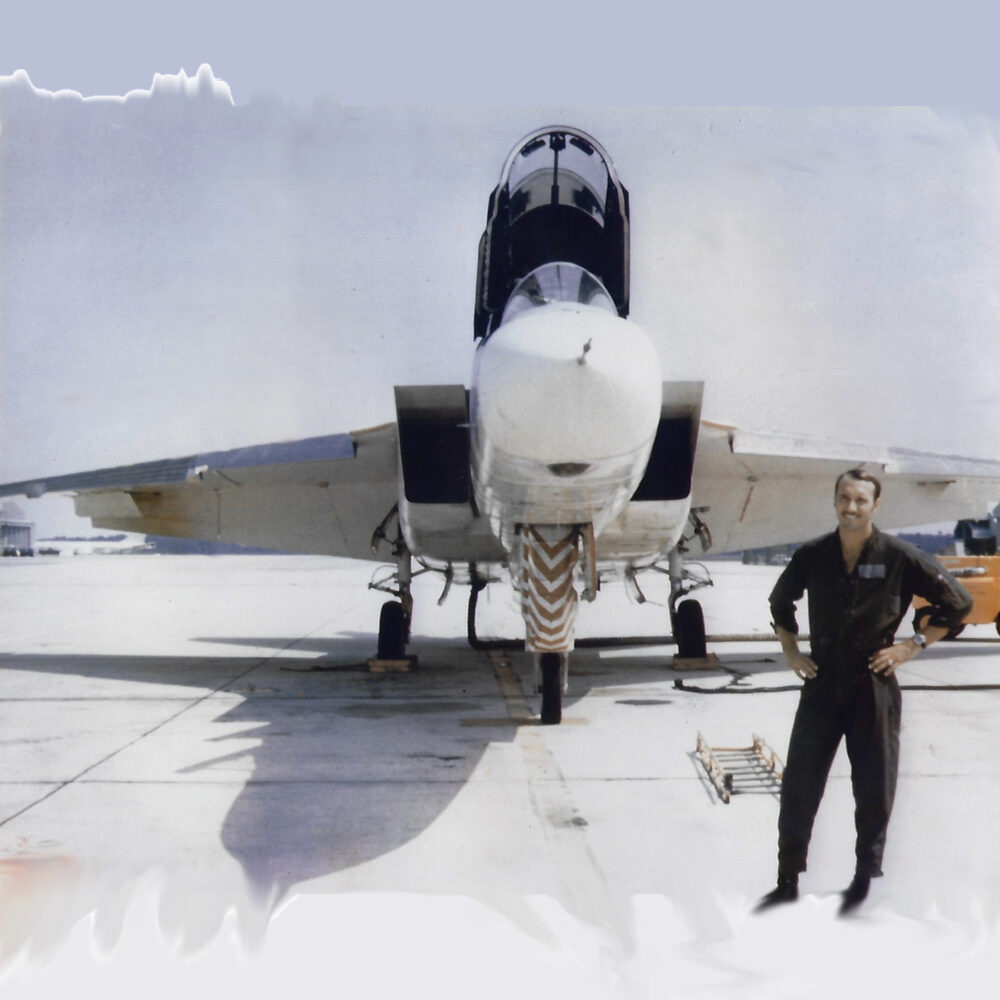 Hound with his old "War Horse" the RA-5C Vigilante!