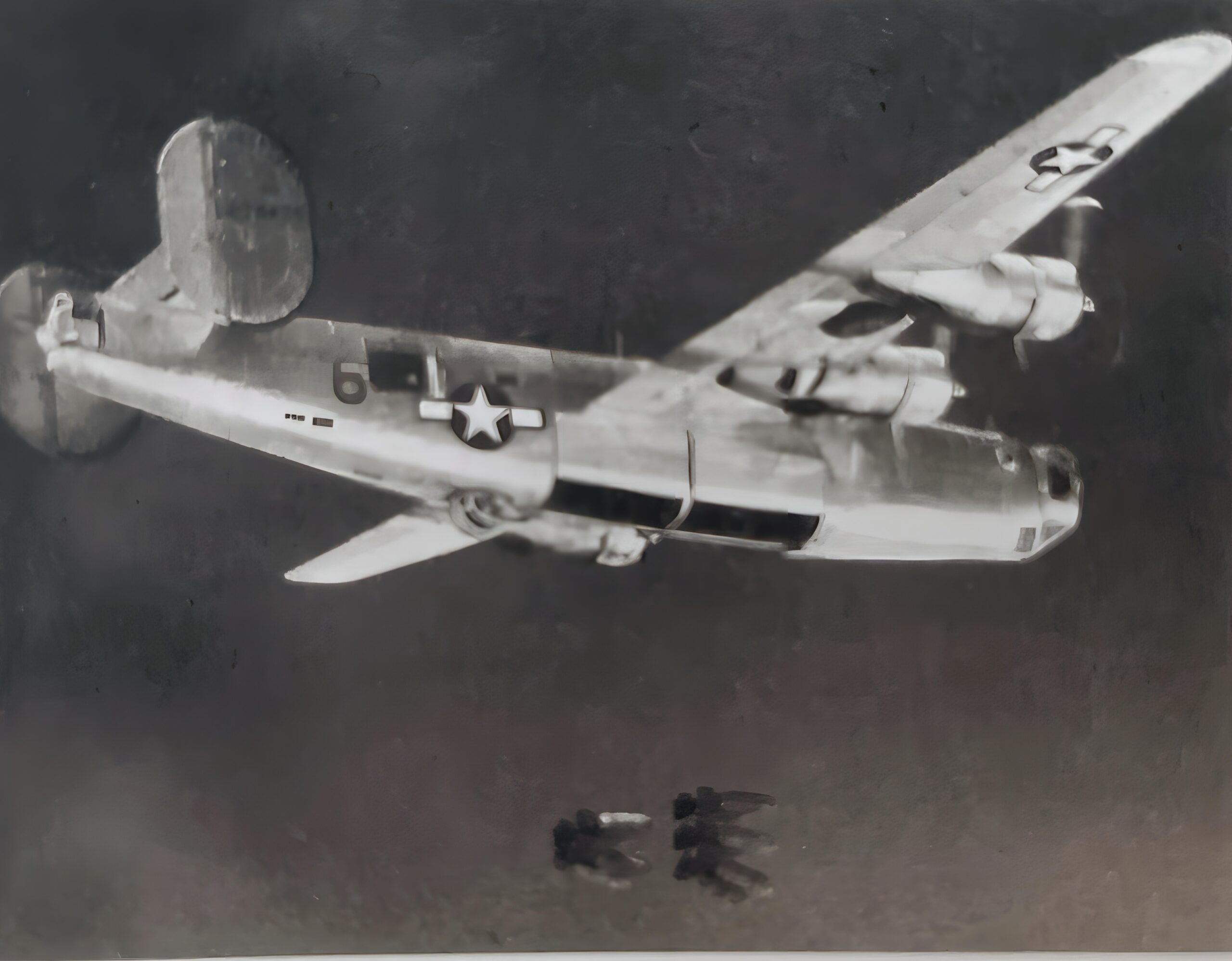B-24 Liberator Making a Delivery