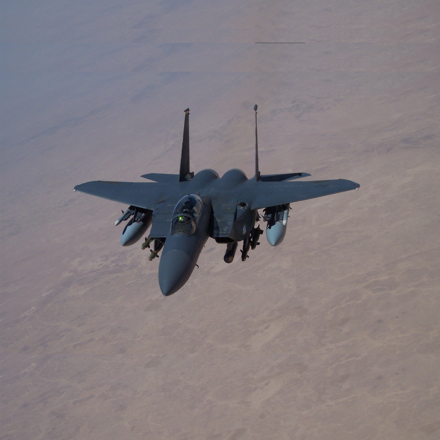F-15 Strike Eagle Loaded for Combat