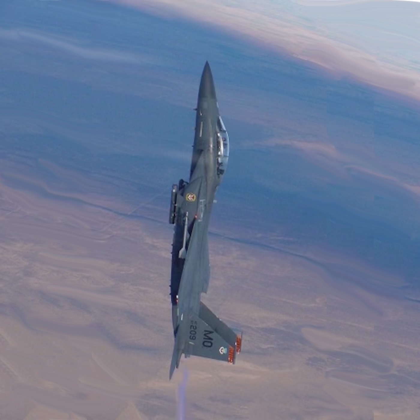 F-15 In the Vertical Climb