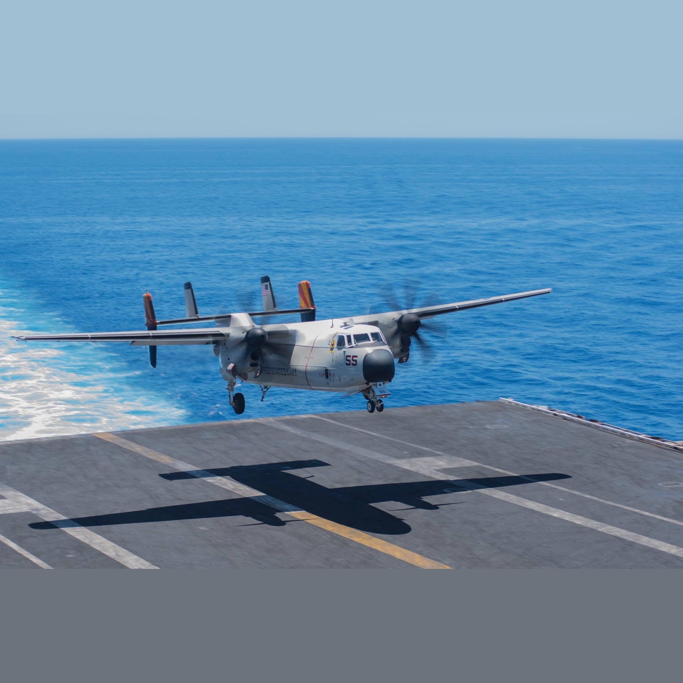 C-2 Greyhound Landing on a Carrier