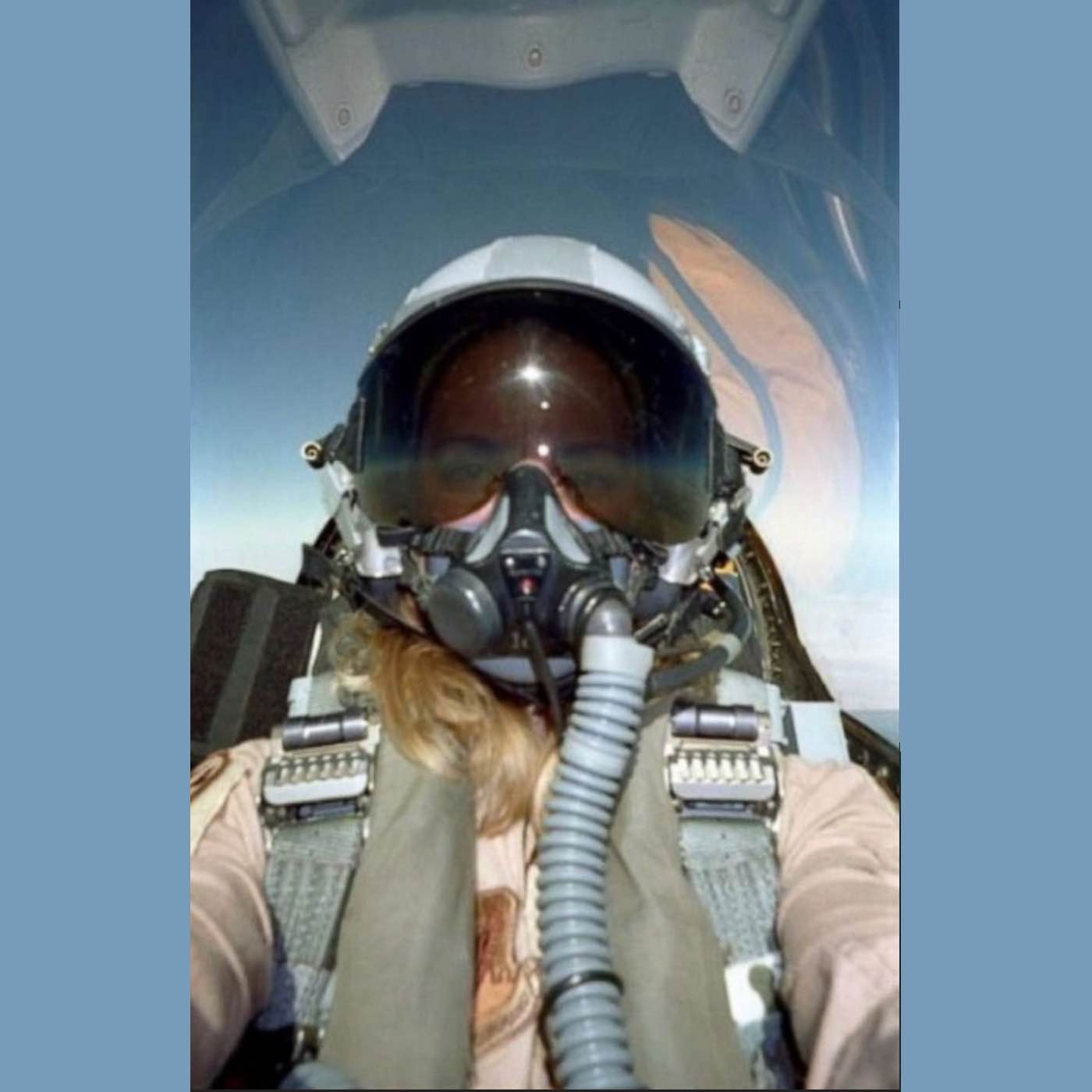 Lucky in the Cockpit of a Viper