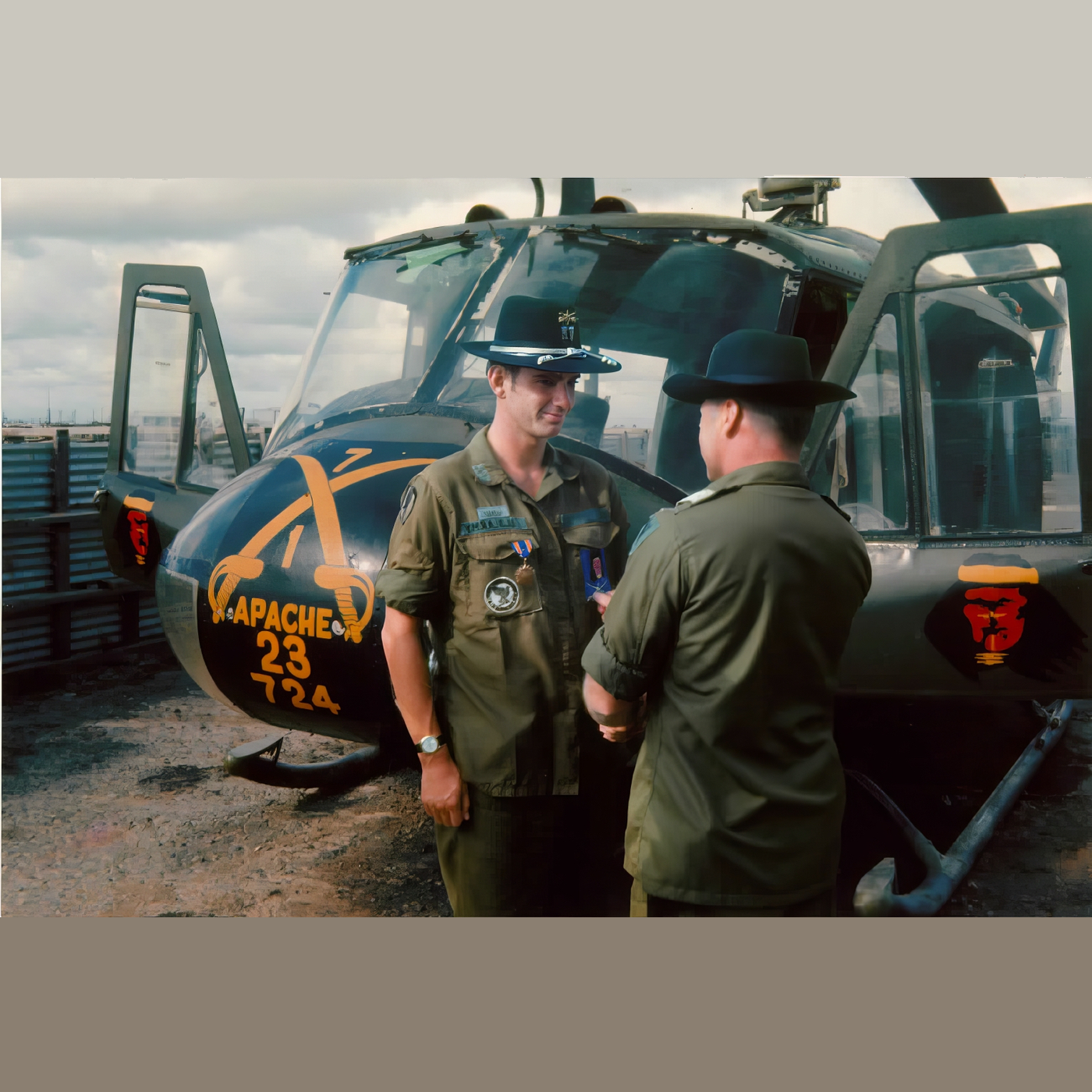 John "Apache2-3" Haugen awarded an Air Medal