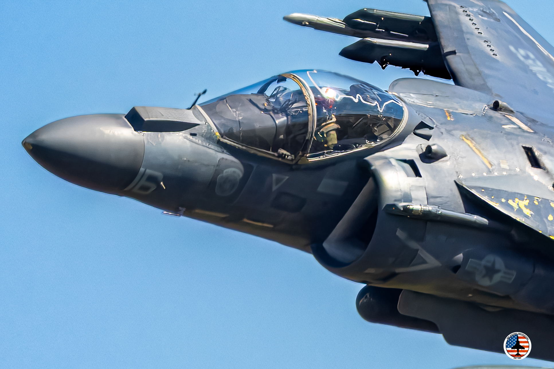 AV8B Harrier In Flight