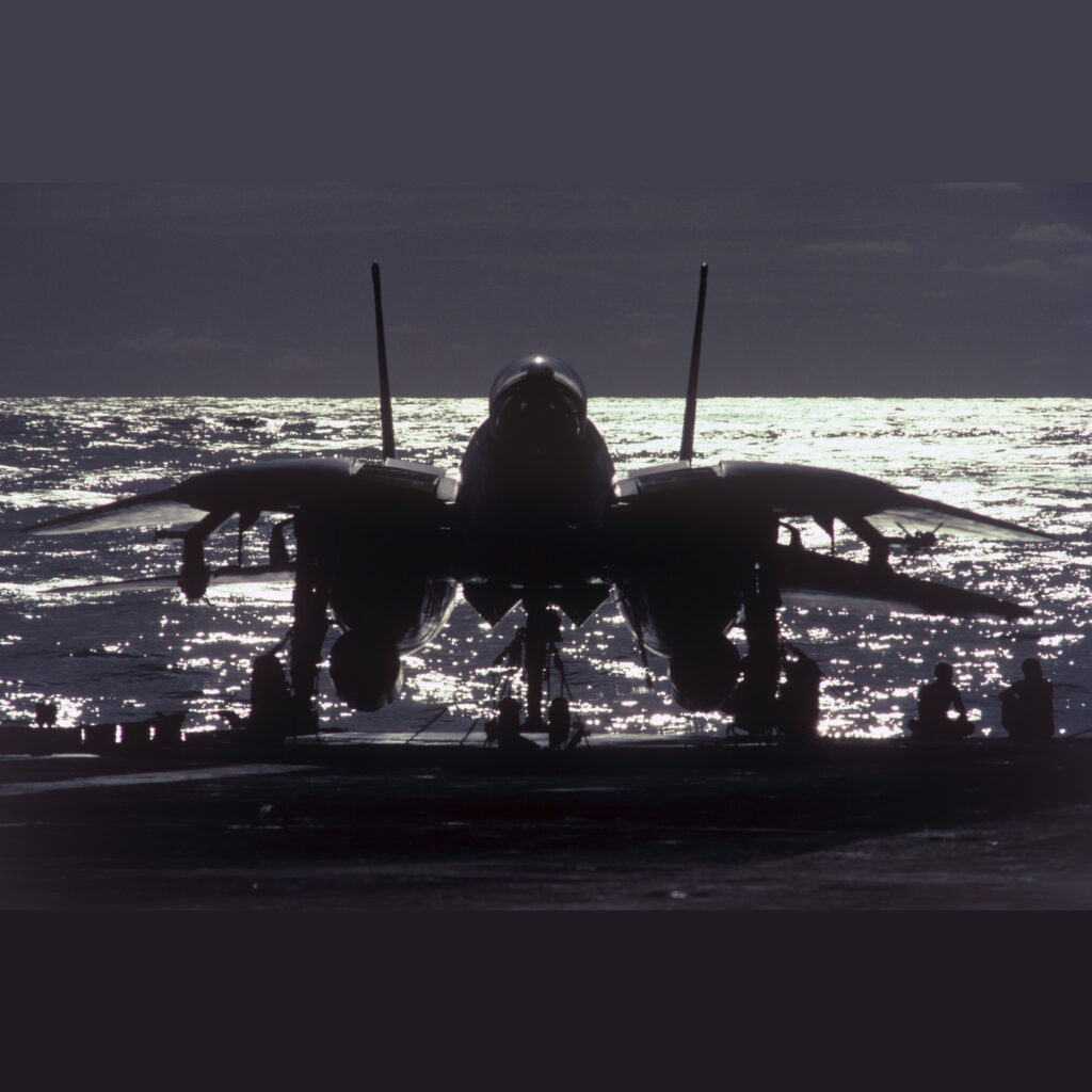 F-14 on the Fantail