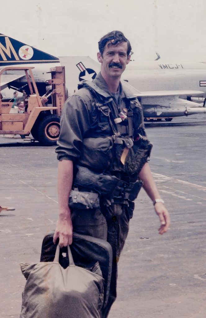 He Heard Me Go By pilot story EA-3 Skywarrior on carrier deck