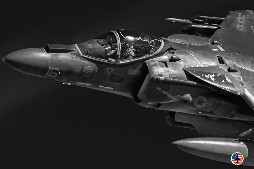 USMC AV-8B Harrier jet. Photo Courtesy of BDS Aviation Photography